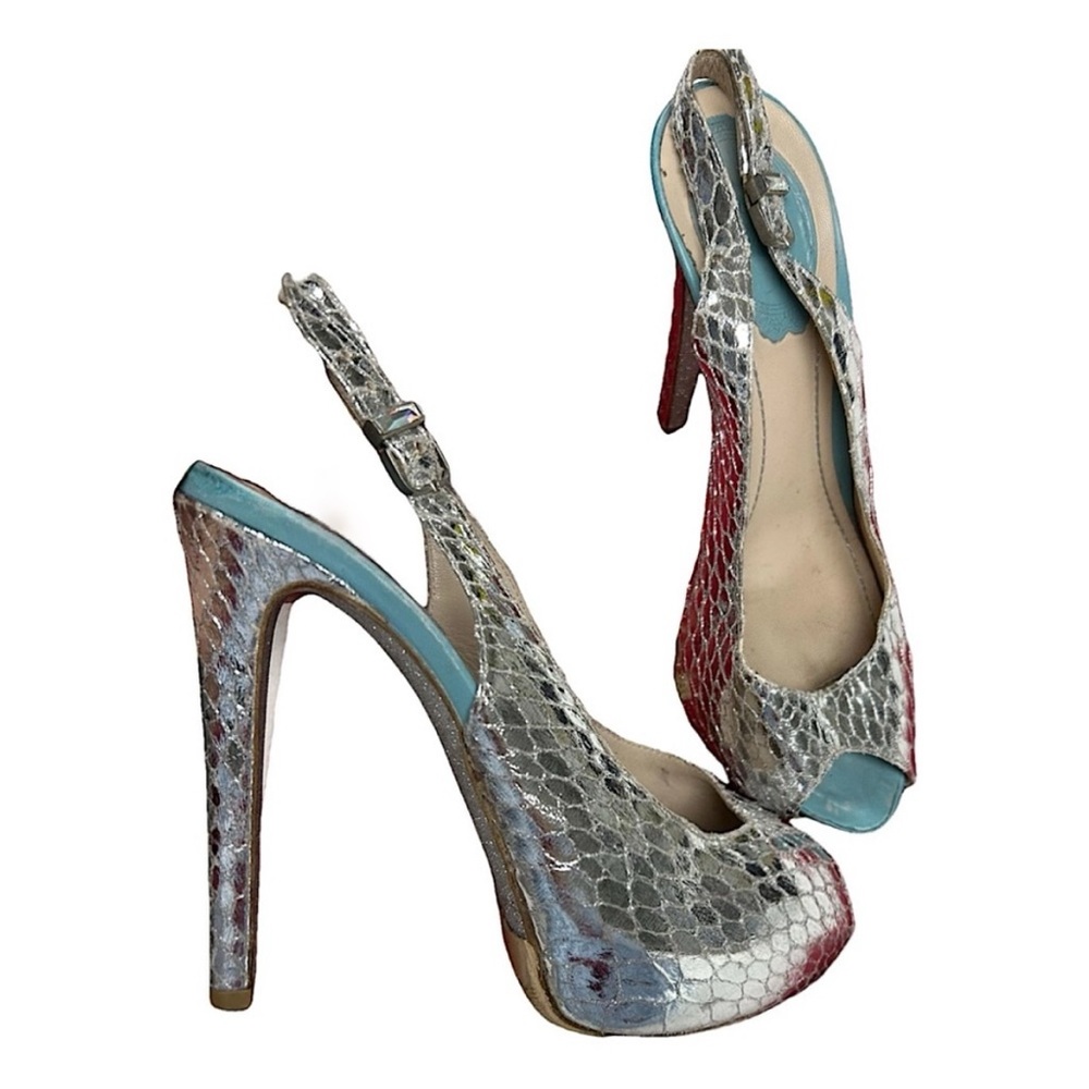 RENE CAOVILLA Crystal Heels – EU 37.5 (US 7.5) – Swarovski – $1800 Retail